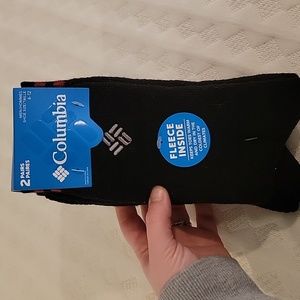 Mens Columbia Fleece Socks
